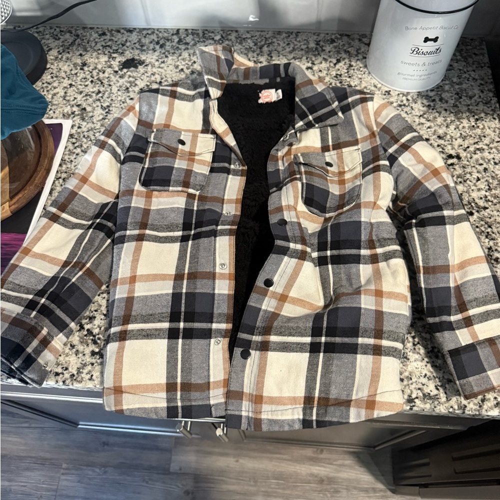 Boys flannel jacket